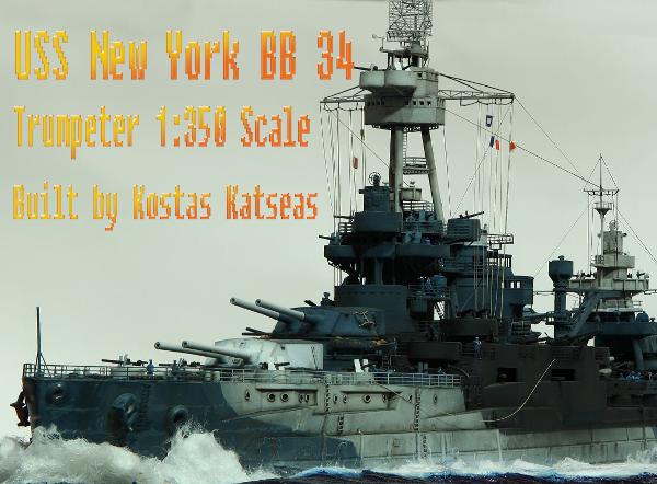 USS NEW YORK ARMAMENT SET/BARRELS TO TRUMPETER #350082 1/350 MASTER 